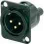 Accesorio de conectividad Neutrik NC3MD-S-B-1 negro