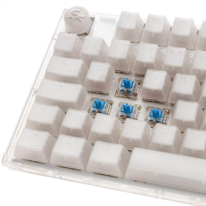Ducky One 3 RGB teclado, gaming, USB, QWERTY, inglés de EE. UU., blanco, mecánico
