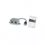Cable de red ShiverPeaks Cat5e RJ45-2x RJ45 0,1 m negro plata