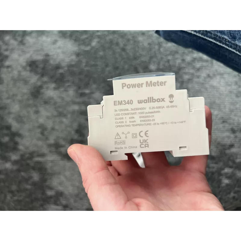 Wallbox | medidor de potencia (trifásico hasta 65A / Carlo Gavazzi / EM340 / Carlo Gavazzi)