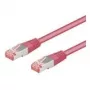 Cable de red Goobay CAT 6-2000 SSTP PIMF 20m magenta