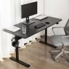Mesa de oficina Ergo con tablero, pistón de gas, altura regulable, para trabajar de pie y sentado, altura máx. 115 cm, ER