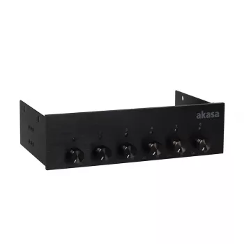 Controlador de ventiladores Akasa AK-FC-08BKV2 Negro 6 canales