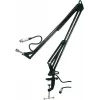 Micrófono de estudio con brazo articulado Renkforce 303288 — altura ajustable, construcción robusta