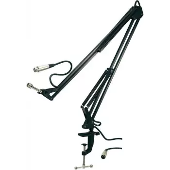 Micrófono de estudio con brazo articulado Renkforce 303288 — altura ajustable, construcción robusta