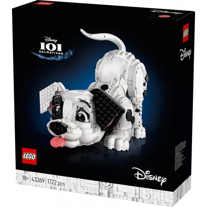 LEGO Disney 43269 Cachorro de 101 Dálmatas, set de construcción coleccionable — 1722 piezas, 220 mm de altura, para 18+