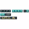 Teclado Gaming mecánico AKKO MOD 007B V3 Year of the Dragon Crema-Amarillo con interruptores magnéticos