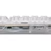 Crystal Shark, Teclado gaming Blanco, Distribución DE, KTT