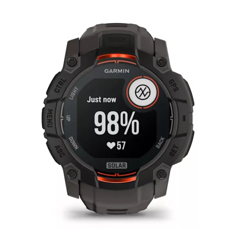Garmin Instinct 3 Solar Smartwatch GPS 1,3 pulgadas MIP 176x176 Pantalla táctil Negro