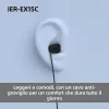 Sony IER-EX15C Auricular Cableado In-Ear Llamadas/Música USB Type-C Negro