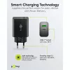 Cargador rápido dual USB-C PD GaN Goobay 30 W negro (75335)