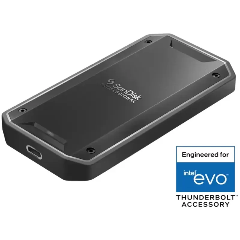 SANDISK Professional Pro G40 1TB SSD Externo Thunderbolt 3 40Gbps USB-C 10Gbps Ultra-resistente IP68 resistencia al polvo/agua