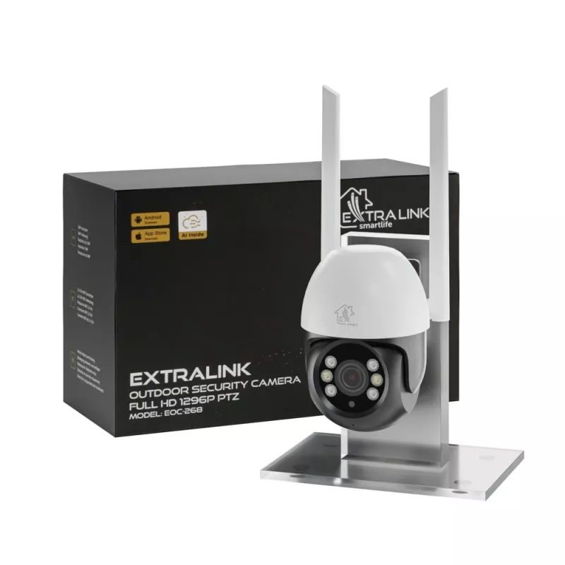 Cámara de vigilancia exterior Extralink Perun EOC-268 | Cámara IP | 1296p, PTZ