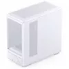 Caja torre midi mATX Jonsbo D200 blanca con cristal templado y mini indicador de temperatura