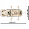 Bloques Cobi Sd.Kfz. 9/1 Famo — modelo de la Segunda Guerra Mundial, 498 piezas, multicolor