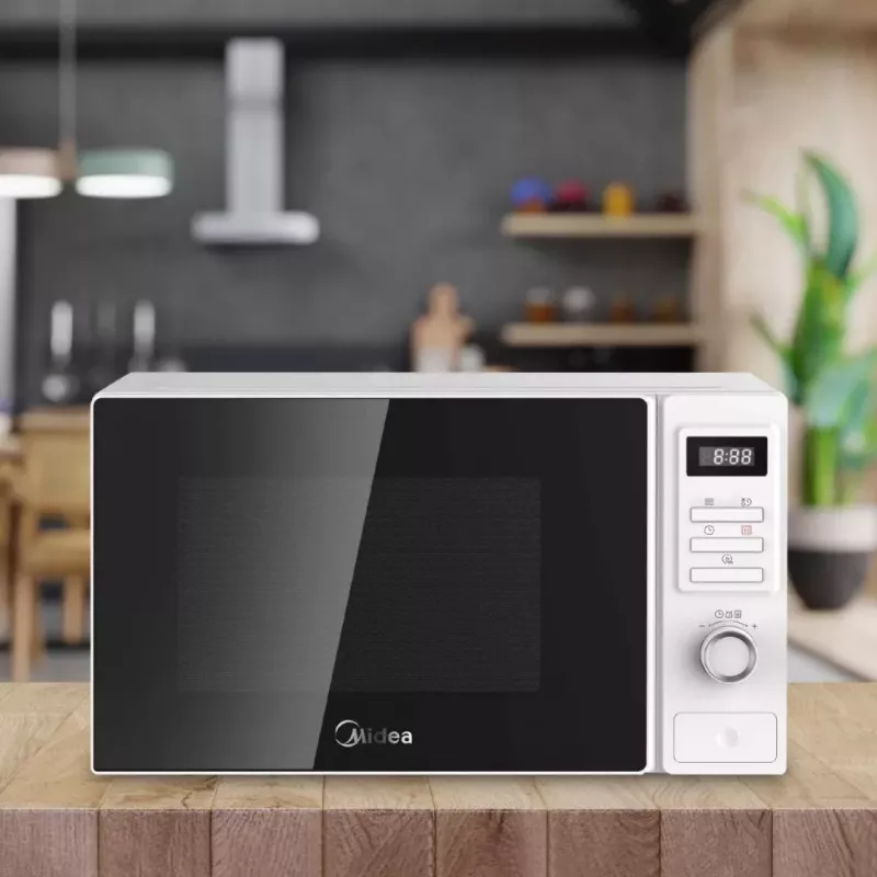 Microondas Midea MAM720C2AT 700 W, capacidad 20 L, varias funciones de cocción