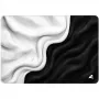 Sharkoon SKILLER SGP35 D1 Alfombrilla de ratón gaming, tamaño M, negro/blanco