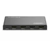 Conmutador HDMI 4K Digitus 3x1 metal negro 18 Gbit/s