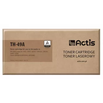 Tóner Actis TH-49A (sustituto de HP 49A Q5949A, Canon CRG-708; estándar; 2500 páginas; negro)