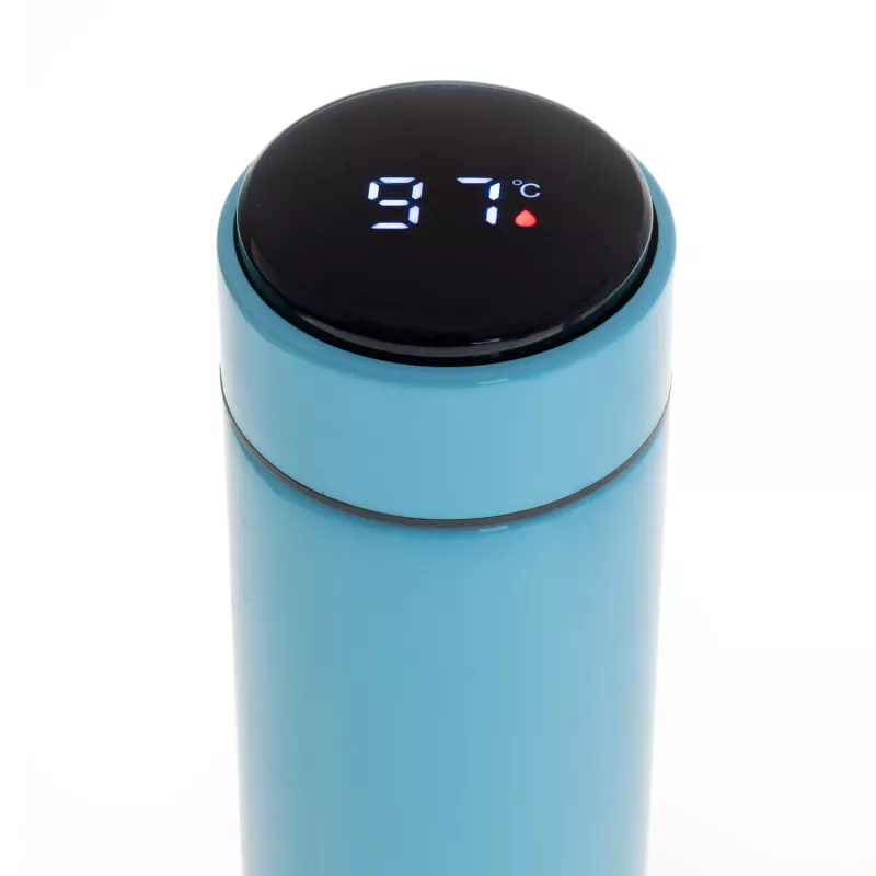 Botella isotérmica Adler AD 4506BL - termo con indicador de temperatura LED, azul