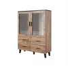Conjunto de salón Cama LOTTA 2 (aparador 150 2D3DR + aparador 110 2D4DR + vitrina 120 + mesa de centro 110)