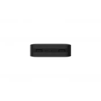 Xiaomi Mi 20000mAh Redmi Power Bank: 2 puertos USB-A, carga rápida para dos dispositivos a la vez, entrada dual Micro-USB/USB-C, batería portátil para dispositivos móviles