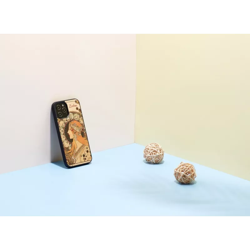 Funda para móvil man and wood para iPhone 12 Pro Max — zodiac negro