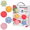 Pelotas sensoriales sin agujeros TULLO pastel, 5 uds.