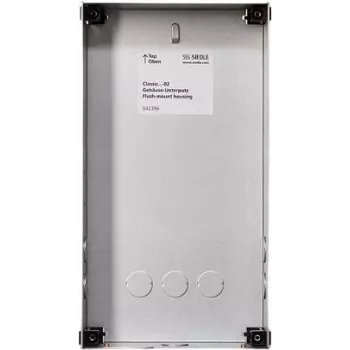 Siedle GU CL 04-0 - caja de montaje - negro - acero inoxidable - Siedle - acero galvanizado - 154 mm - 65 mm (210007734-00)