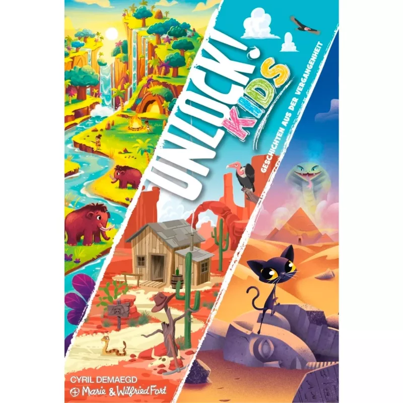 Unlock Kids - Historias del pasado, juego de cartas