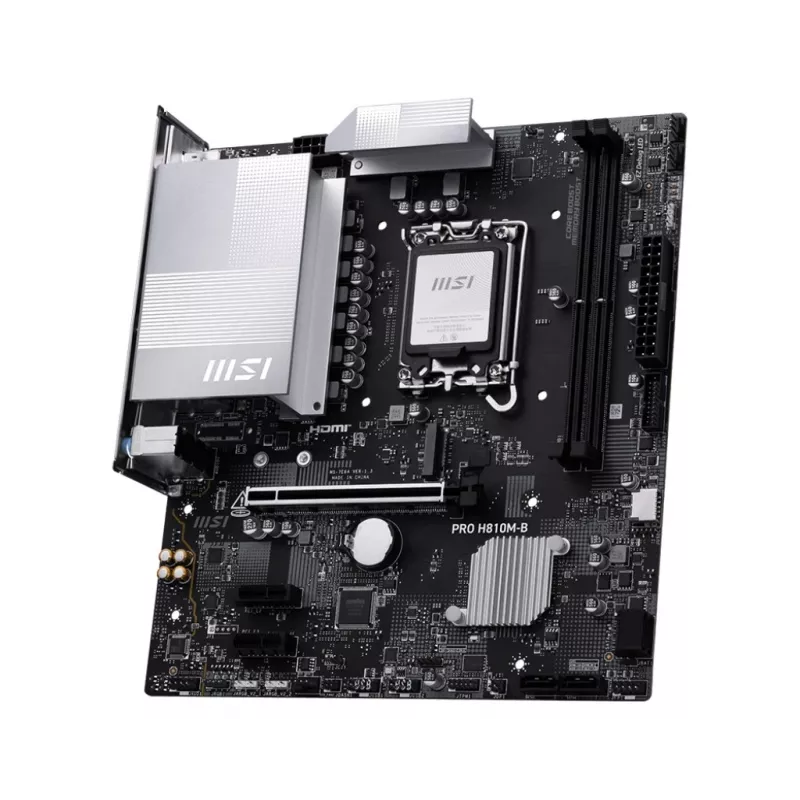 Placa base MSI PRO H810M-B Intel H810 LGA 1851 (Socket V1) micro ATX