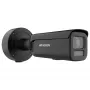Cámara IP tipo bala Hikvision Pro Series ColorVu 4 MP varifocal motorizada 2,8–12 mm, rotación 360°, cableada, interior/exterior