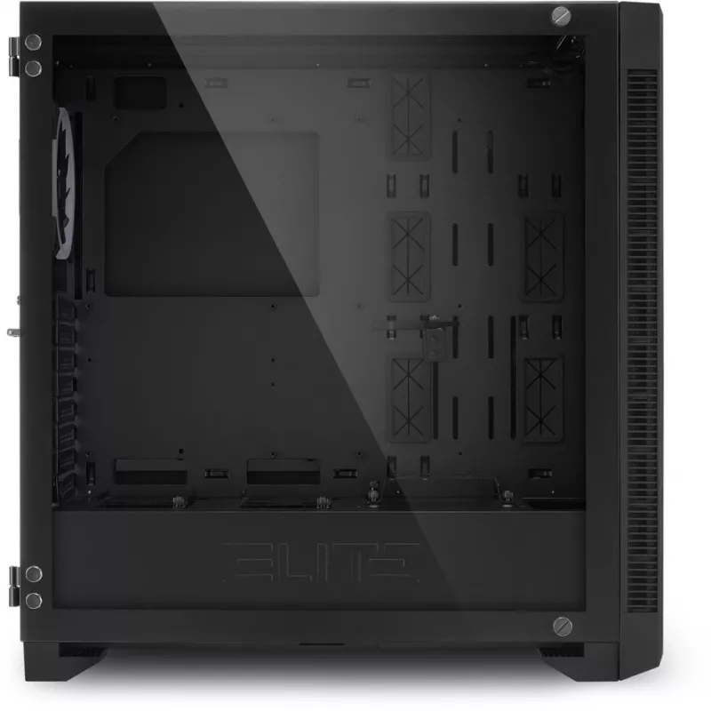 Caja de PC Sharkoon ELITE SHARK CA200G Torre Media Negra