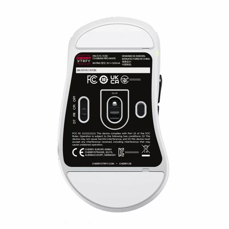 Ratón CHERRY XTRFY M64 Pro Wireless RF inalámbrico