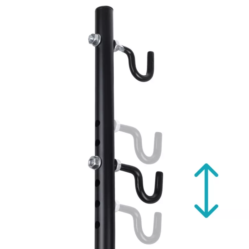 Soporte de taller para bicicleta MACLEAN MC-434, soporte de servicio plegable, 20 kg de carga, negro