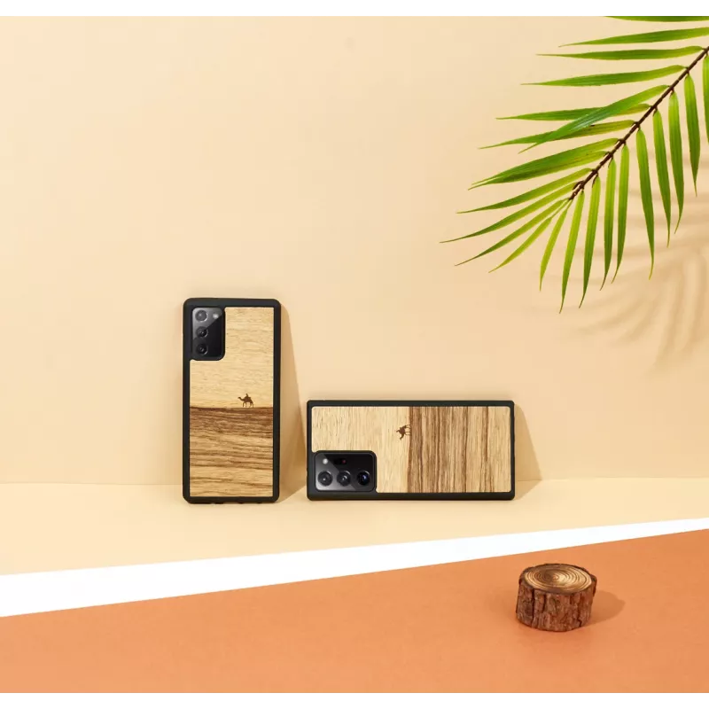 Funda protectora Man and Wood Galaxy Note 20 — terra negra