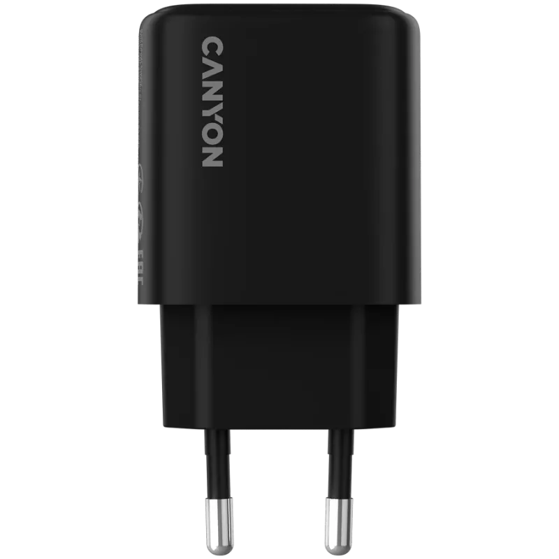 CANYON Cargador OnCharge 200 20W 1xPD EU Negro