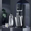 Máquina de soda SodaStream DUO negro acero inoxidable
