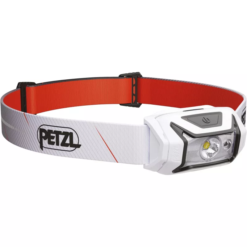 Linterna frontal Petzl TIKKA CORE 450 lm blanca — Linterna frontal recargable, iluminación compacta manos libres
