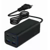 Gembird TA-UC-2A2C-PD100-01-BK Cargador para dispositivos móviles portátil, smartphone Negro AC carga rápida interior