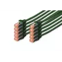 DIGITUS CAT 6 S/FTP juego de cables de conexión DK-1644-010-G-10, 1 m, verde, 10 uds.