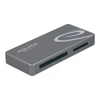 Lector de tarjetas DeLOCK USB Type-C para CFast SD + hub USB
