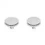 Almohadilla de montaje DeLOCK 19089 puntos de velcro redondos 64 uds. blanco