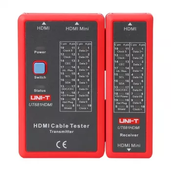 Comprobador de cables HDMI No name UT681HDMI — comprobación de continuidad y cableado HDMI