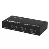 Divisor de vídeo HDMI SAVIO CL-42 — 2 salidas HDMI, 1920x1080, color de 36 bits, carcasa de metal, 5V/1A