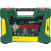 Juego de brocas / puntas V-Line TIN, 91 piezas, juego de brocas y puntas (Verde)