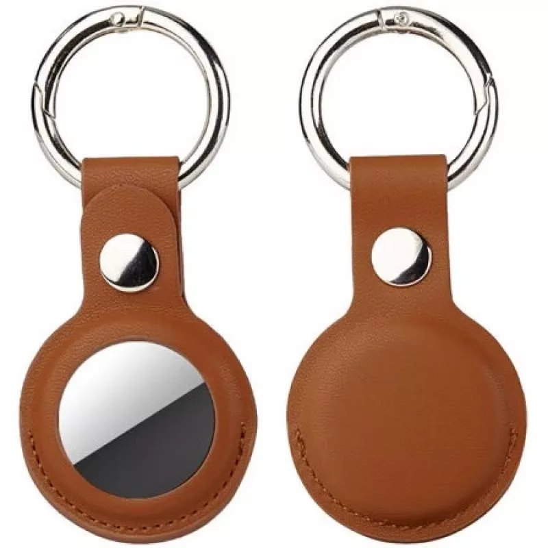 4smarts Set - Funda para AirTag - Metal, Piel sintética de poliuretano