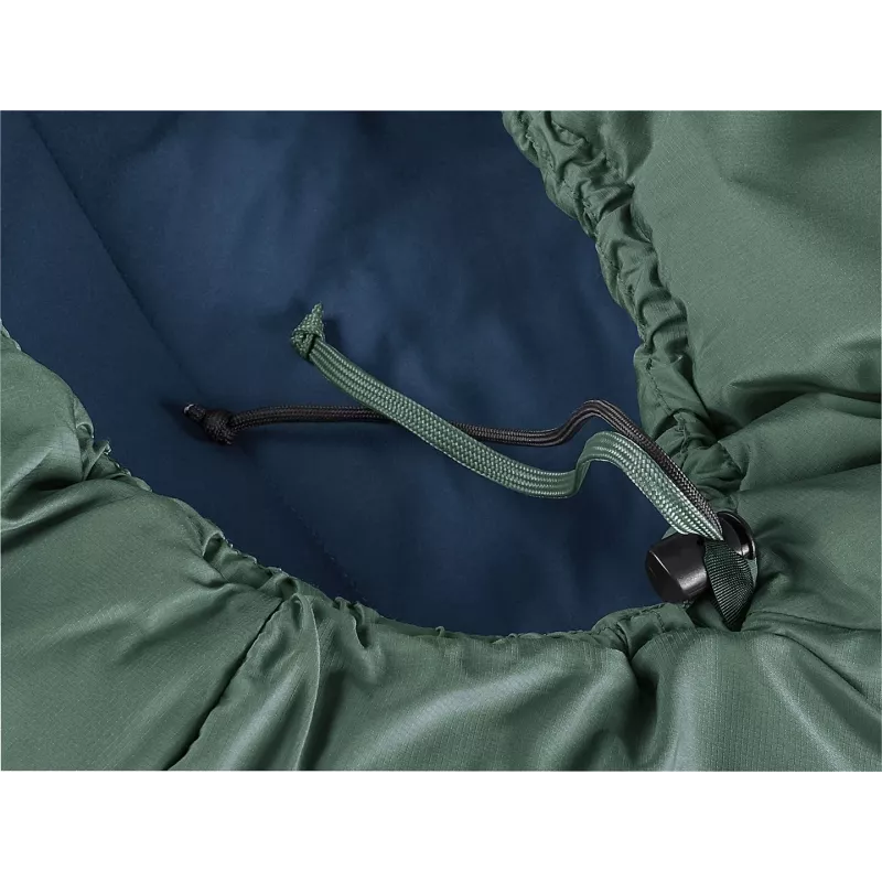 Saco de dormir momia DEUTER Orbit SL +5 °C / 41 °F — 750 mm de ancho, 480 mm de profundidad, Ripstop-PES, verde