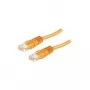 Cable de red UTP Cat.6 ROLINE, naranja 0,5 m (21.15.1527)