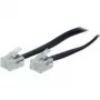 S/CONN 10m RJ11 negro transparente cable TC 70090 / 50319 ShiverPeaks